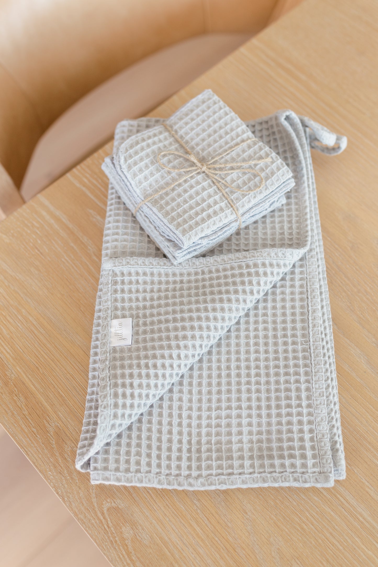 Waffle Dish Towel and Cloth Set
