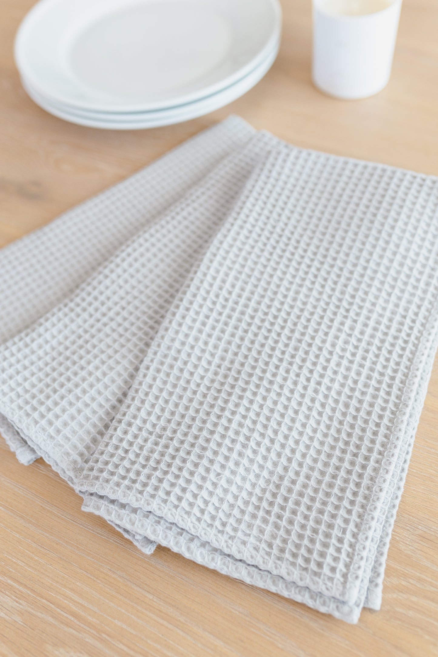 Waffle Dish Towel and Cloth Set